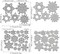 25-Piece Snowflake Metal Cutting Dies for Christmas – DIY Scrapbooking, Card Making, Paper Craft, and Embossing with Carbon Steel Die Set